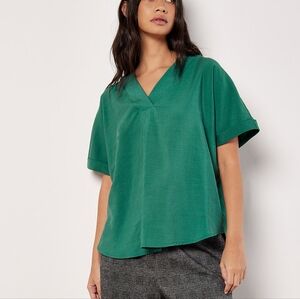 Slash Neck Top